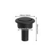 Toilet Button For Siamp For Storm 33A Toilet Push Button Flush Chrome For 34335077 Drain Valve Button Toilet Water Tank Switch