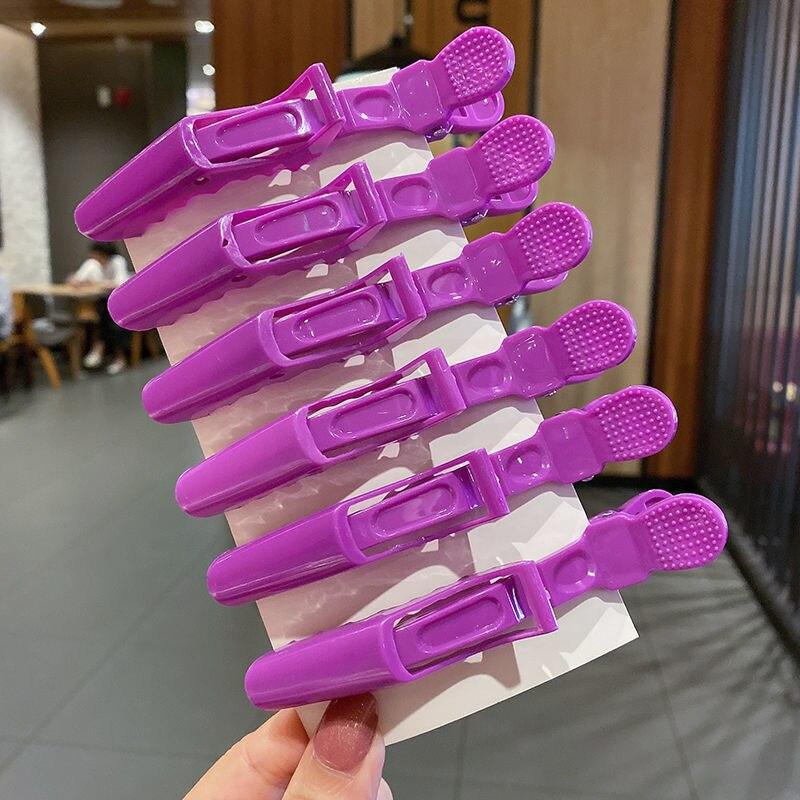 

5/6 шт. Красочные зажимы-крокодилы для волос, зажимы для парикмахерской, профессиональный салонный зажим для волос, заколки-крокодилы для волос, парикмахерские аксессуары 6pcs