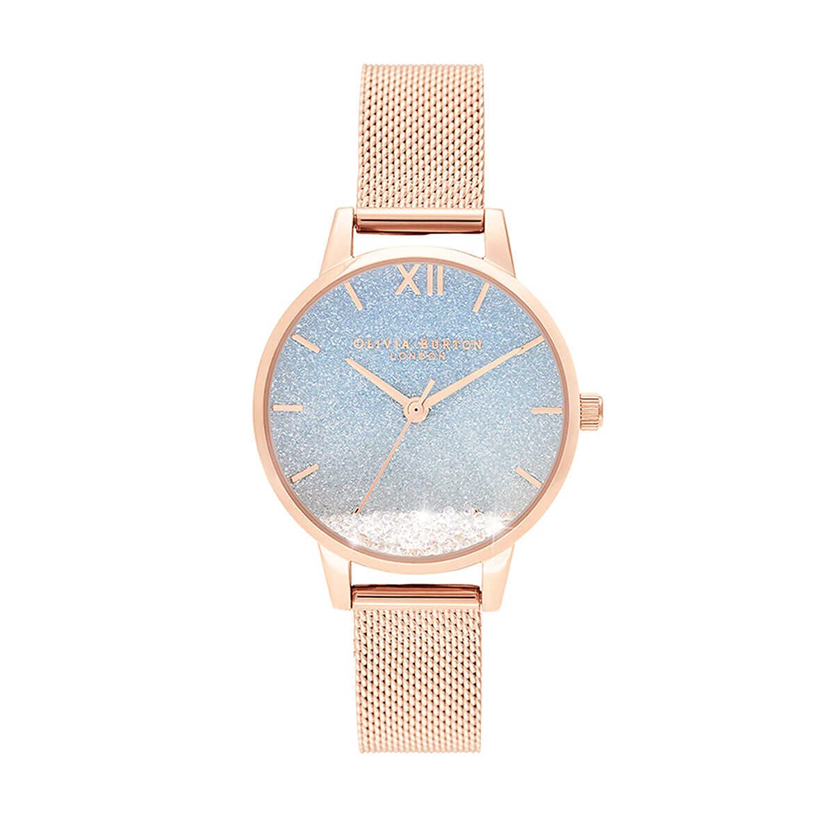 

Authorized Dealer Olivia Burton Watch OB16EX204 Under the Sea Wishing Wave Rose Gold Mesh [OLIVIA BURTON] Women s &