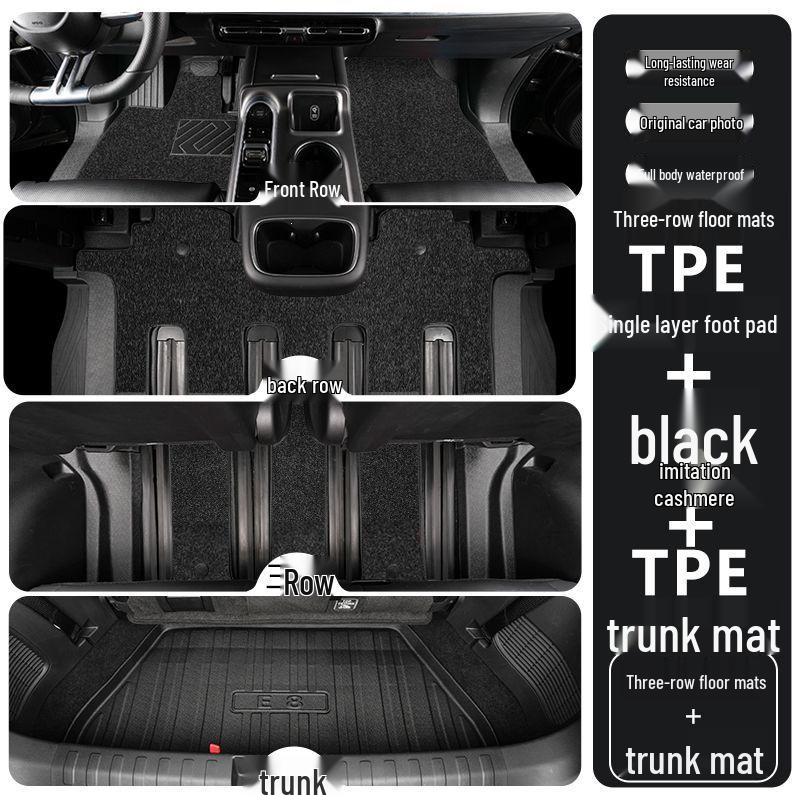 Lynk & Co 900 TPE Floor Mats 2025: Full Coverage Decorative Interior Car Accessories