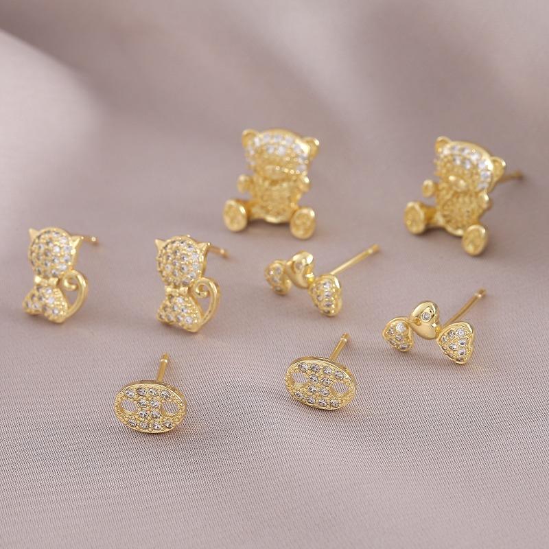 Love-shaped Earrings for Women. Animal-shaped Earrings. Fashionable and Simple Earrings.
