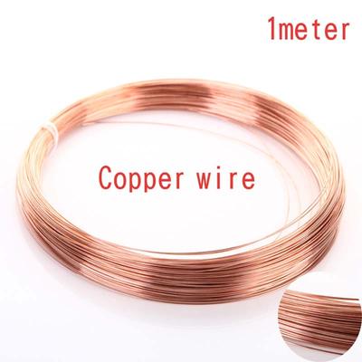 1M Diameter 0.5/0.8/1/1.5/2/2.5/3 Mm Copper Line  Copper Red Copper Line Bare Wire 99.90%