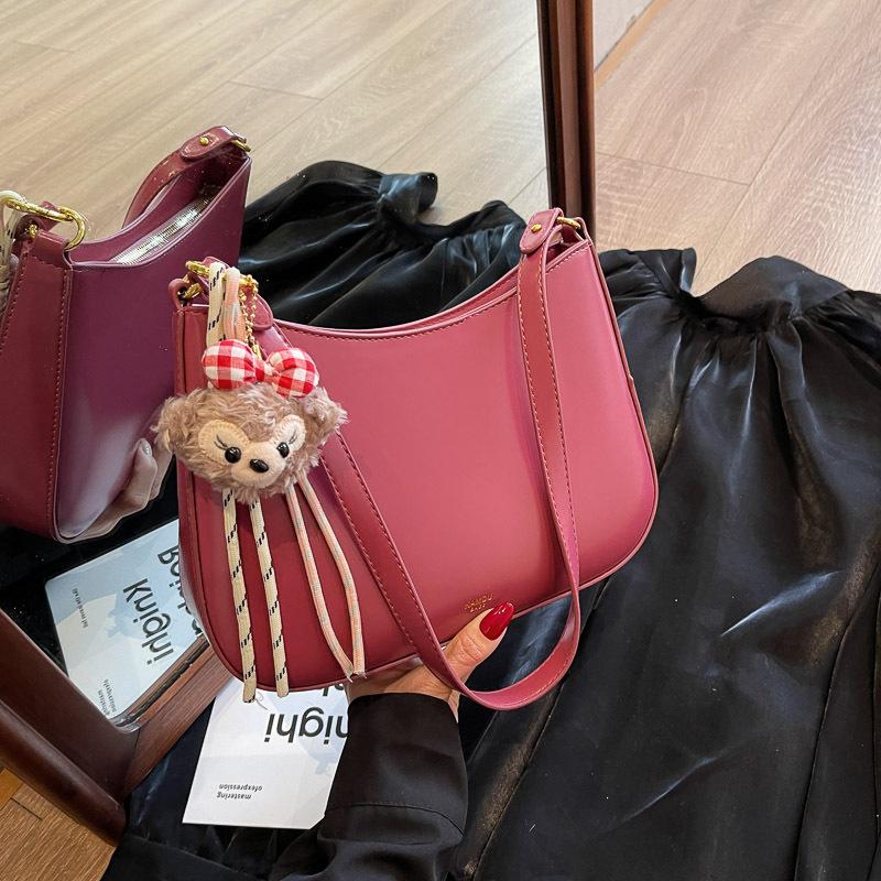 Underarm bag women's bag 2025 new niche design high sense spring and summer versatile explosion crossbody shoulder bucket bag