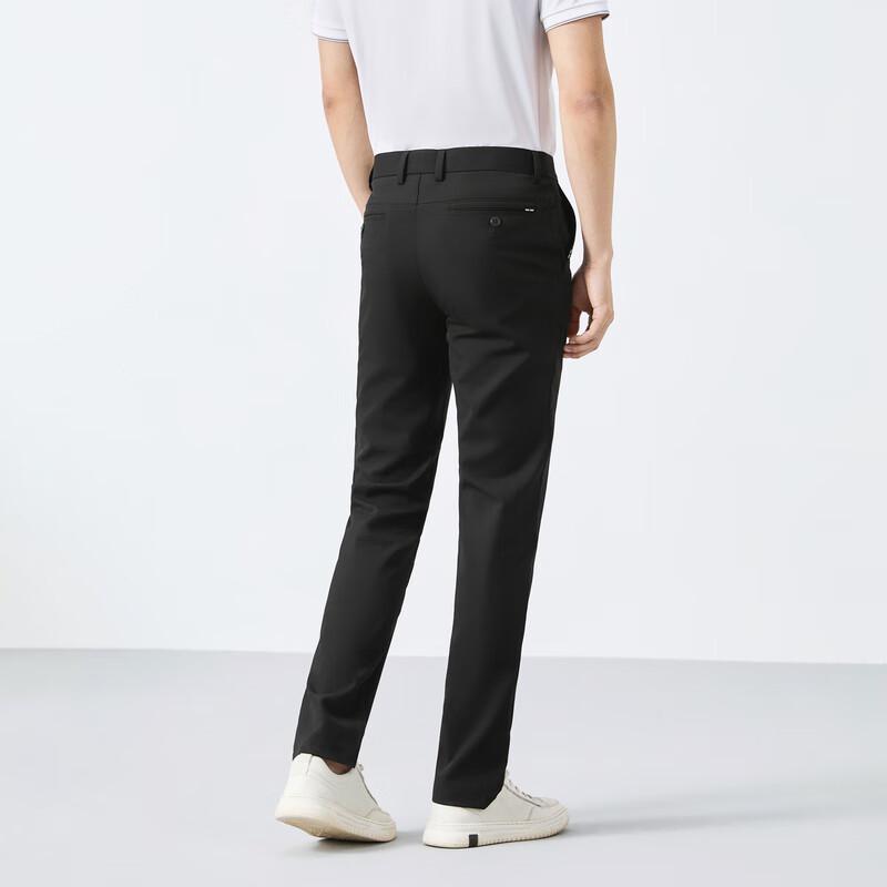 

Qipai Men s Linen Blend Slim Straight Casual Pants 32 170/80A