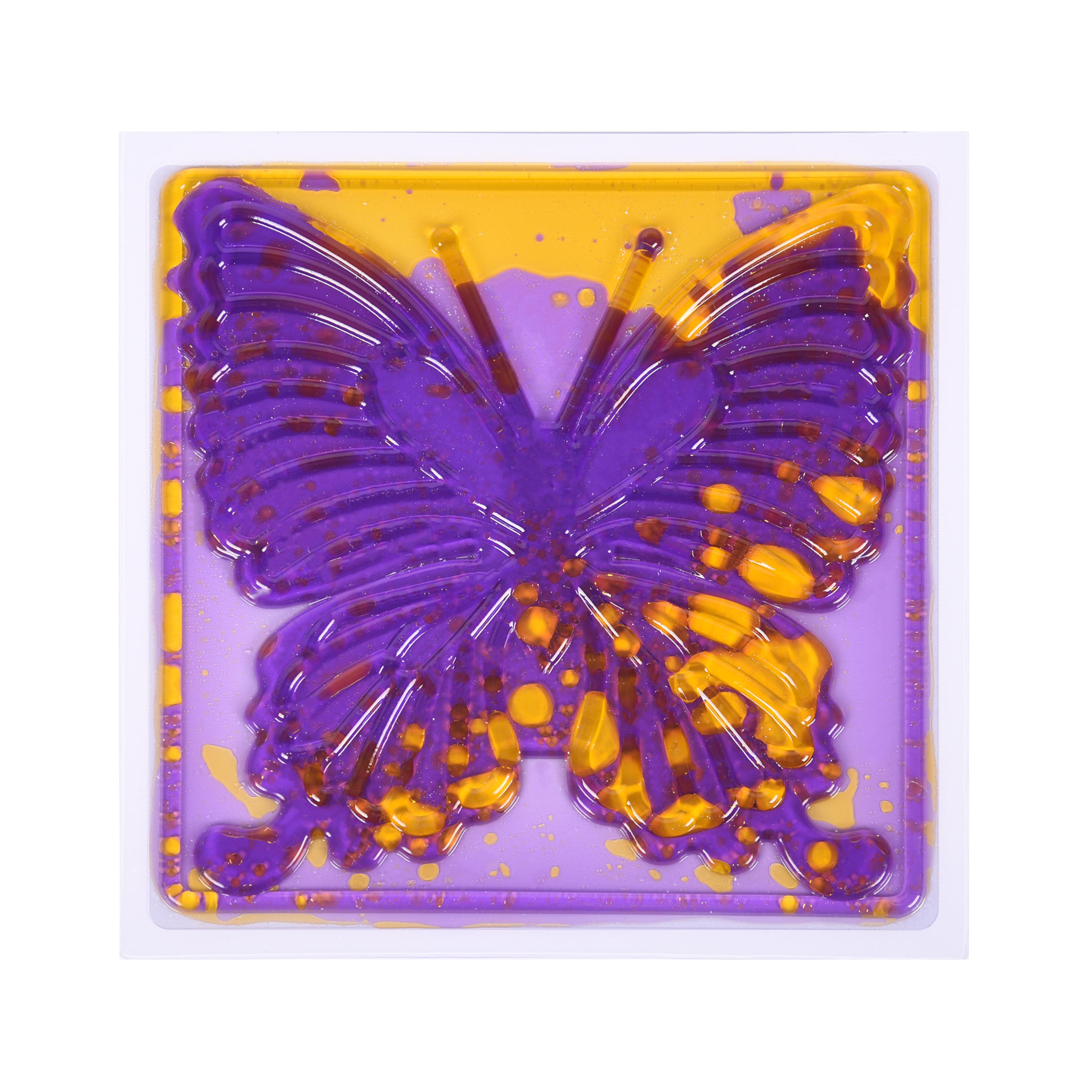 Colorful Flowing Texture Sensory Liquid Floor Tiles Sensory Exploration Tiles Early Education Sensory Training Tiles Kids