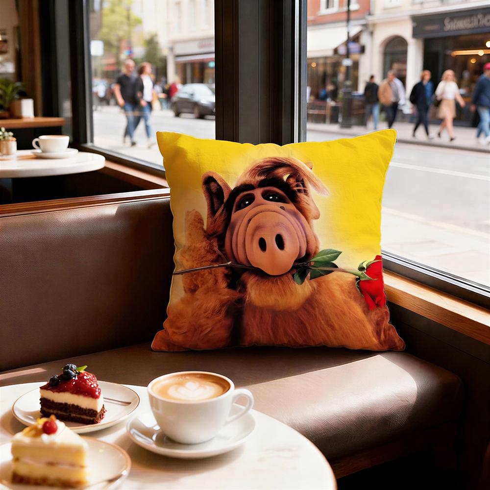 Cartoon ALF Cushion Cover Decorative Cushions Covers Cover Sofa x Pillow Piece x x Pillowcase