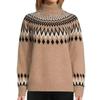 Women's Slim Fit Color Block Knitted Pullover Sweater for Fall and Winter