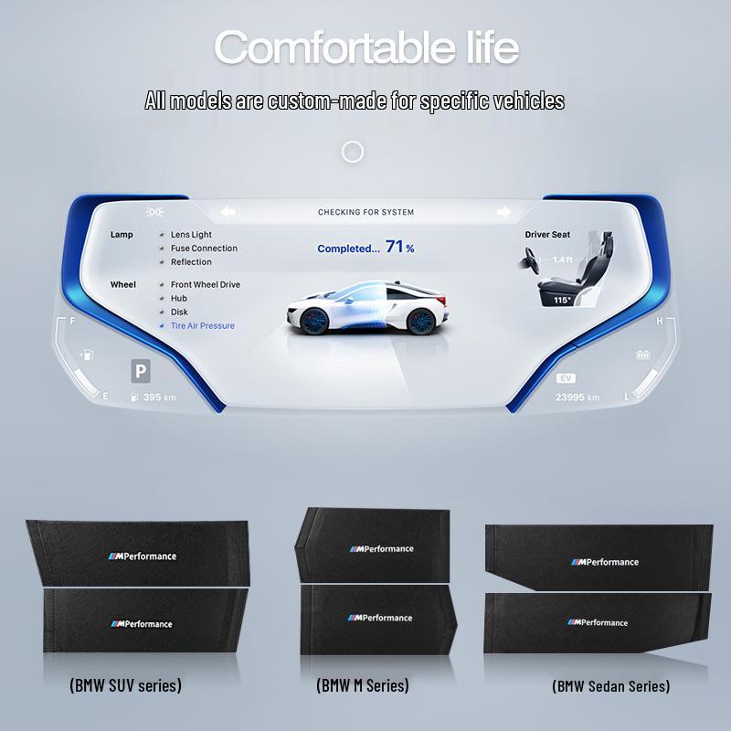 Suede Trunk Partition Storage Box for 2016-2024 BMW 7 Series