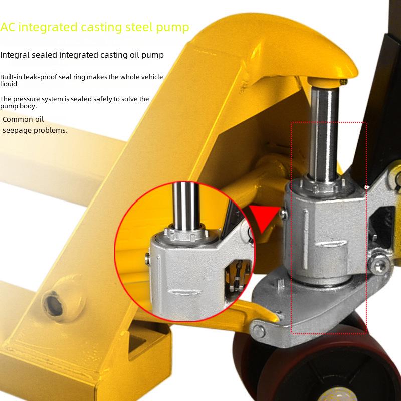 Manual Hydraulic Pallet Truck Forklift, 2/3 Ton Capacity, Warehouse Hand Pallet Mover