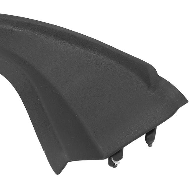 Front Wiper Side Cowl Extension Cover, Black Professional Exquisite Appearance 53866 42012 2PCS for 2006 To 2012