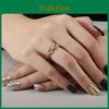 Unique Crossed Heart Design Ring In Rose Gold For Elegant Women's Accessories
