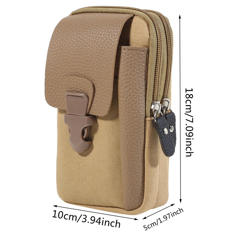 Men Outdoor Tactical Molle Pouch Multifunctional Cell Phone Holster Belt Pouch Waist bag Utility Security Pack