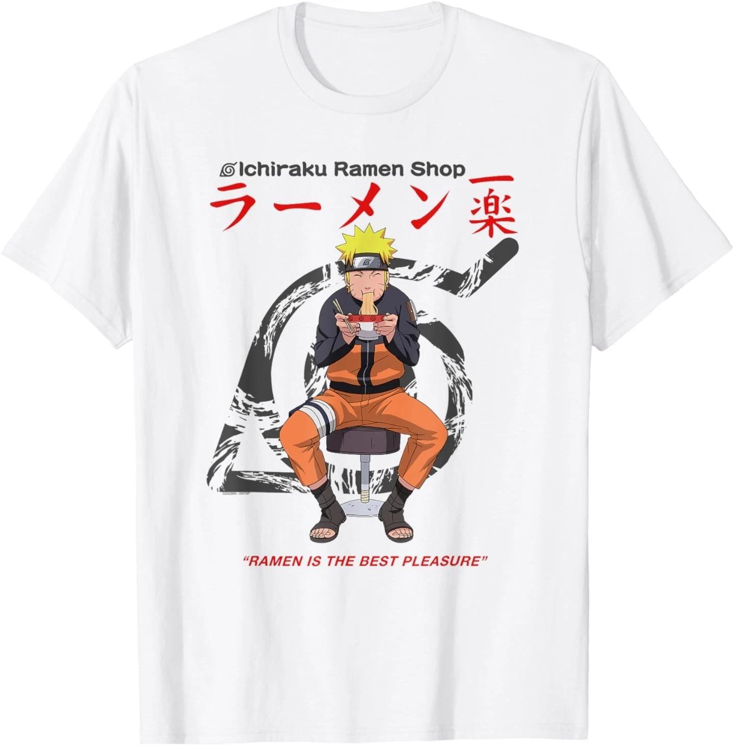 

Naruto Shippuden Ichiraku Ramen Shop Naruto On White T-Shirt XL