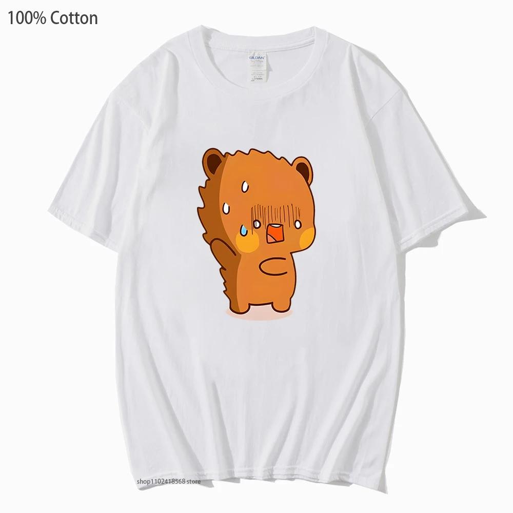 Couple Tshirt for Women Men Funny Bubu Babe Dudu Graphic T-Shirts Men s T Shirt Panda Bear Clothes Cotton Tee-shirt S
