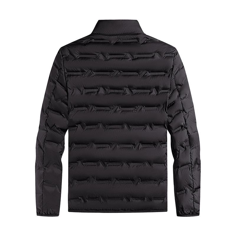 Graphene Self-heating White Duck Jacket Men Windproof Pleated Down Jackets Stand Collar Warm Winter Puffer Jackets Male