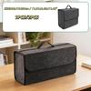 Thick Felt Auto Trunk Storage Bag Firm Handle Large Capacity Foldable Organizer for Travel Camping Grocery Transport