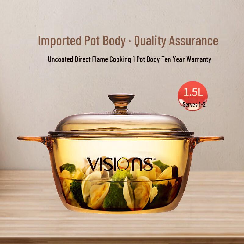 

Corning Visions 1.5L Crystalline Glass Pot 1.5L