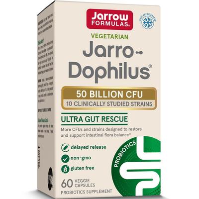 Jarrow Formula Ultra Jarrow-Dophirus Lactobacillus 50 Billion Veggie Caps, 60 Tablets, 1 Unit