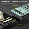 Armor Series For Google Pixel 8a Case PC+TPU Kickstand Phone Cover with Slide Lens Lid