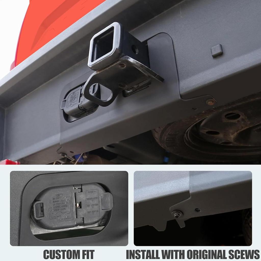 For Ford Maverick Rear Bumper Cover Plate Rear Bumper Hitch Protector Cover Weatherproof Protector Plate For Truck Trailer Daily