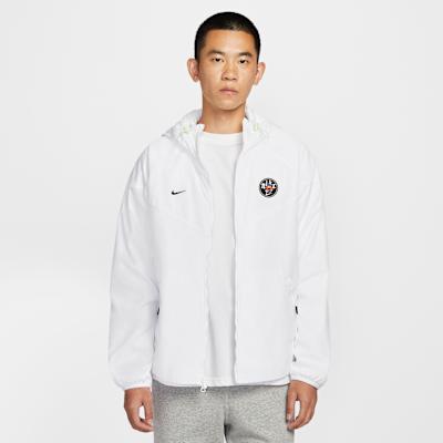 Nike Sportswear Jackets Men s White Hooded Moderate Other L