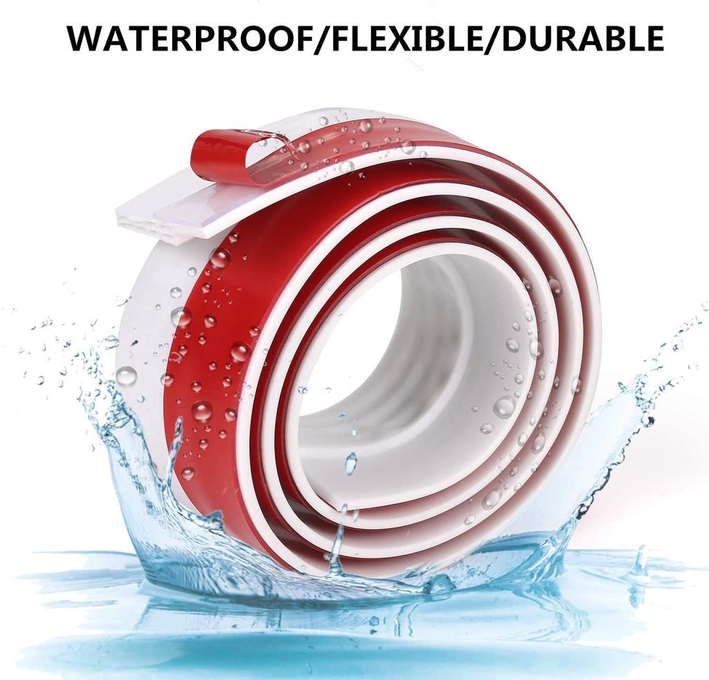 Silikon Türdichtungsstreifen Stark Klebend Staub- und Schallisolierung Wetterabdichtung Energiesparend Windstopper Dichtungswerkzeug