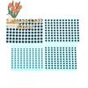 4-Size Conductive Rubber Pad Kit (3/4/5/6mm) for IR Remote Control Keypad Repair - Black Button Contact Replacement Set