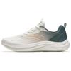 Men Lightweight Cushioning Breathable Running Shoes Off White Light Grey Dark Green Gold 912335550-3