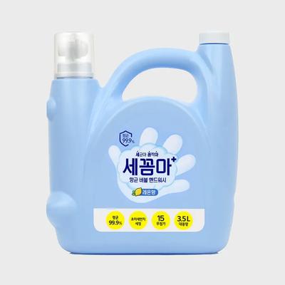 _On the Body Germs Don't Move Hand Wash Large Capacity 3.5L Lemon Scent