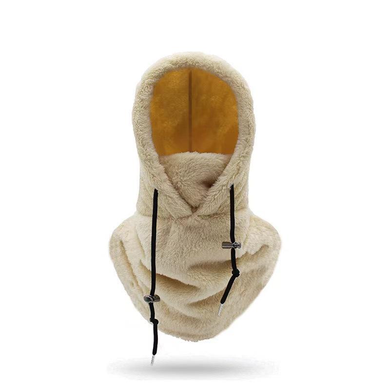 Winter Cycling Cap: Windproof, Cold-Proof, Thickened Neck Gaiter with Arctic Velvet Mask