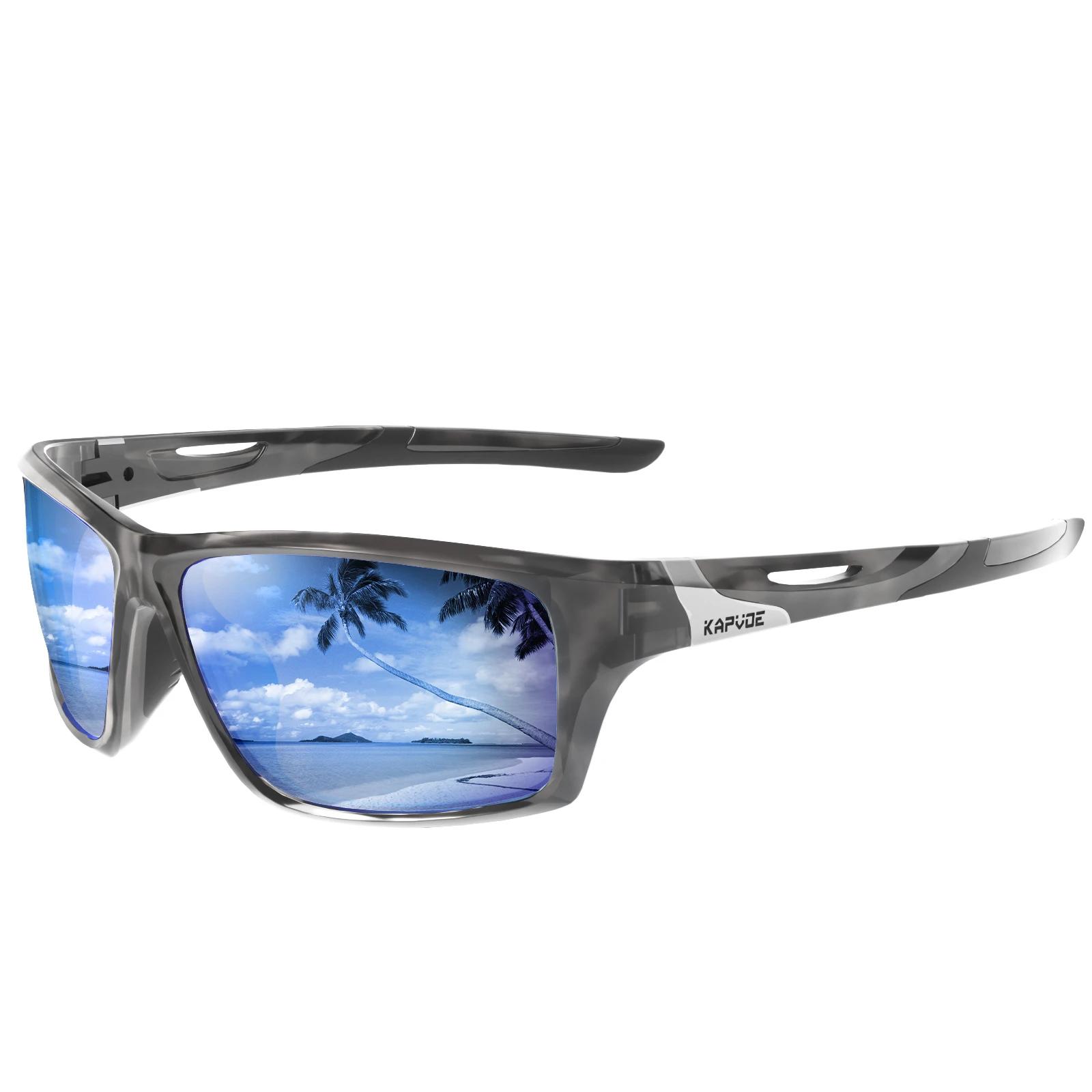 

Kapvoe Polarized Fishing Sunglasses Cycling Man Women UV400 Cycling Glasses Sports Goggles Bike Eyewear MTB Bicycle Glasses