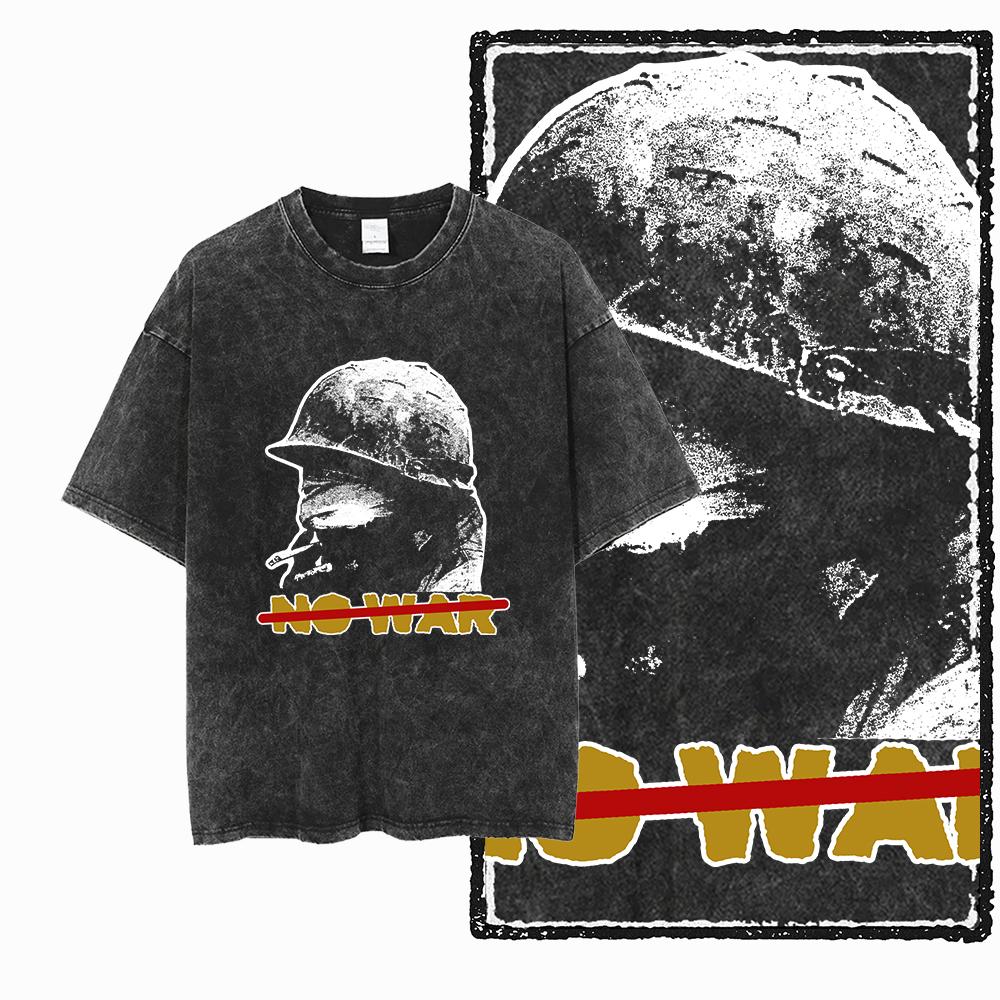 ZG Cool Printed Cotton Acid Washed Exclusive Graphic Unisex T Shirt Cool Vintage Streetwear Men Tshirts Big Size Tee for Men