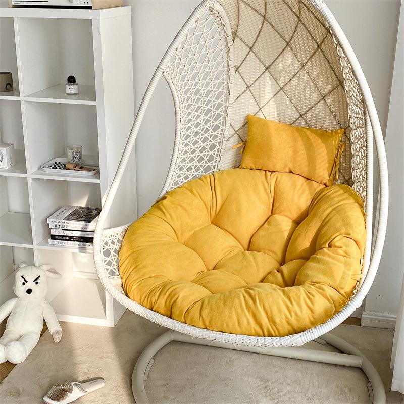 

Новая Подушка Качели Подвесная Корзина Сидение Подушка Подвесной Стул Одноместный Круглая Подушка Подушка Домашние Принадлежности жёлтый