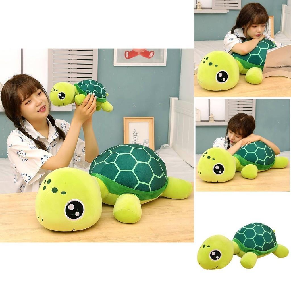 Niedliches und kuscheliges Plüsch-Meeresschildkröten-Spielzeug mit großen Augen Perfektes Geschenk für Kinder!