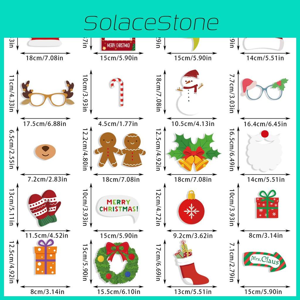 Party Decor Christmas Photography Props With Snowman Gingerbread Design Man