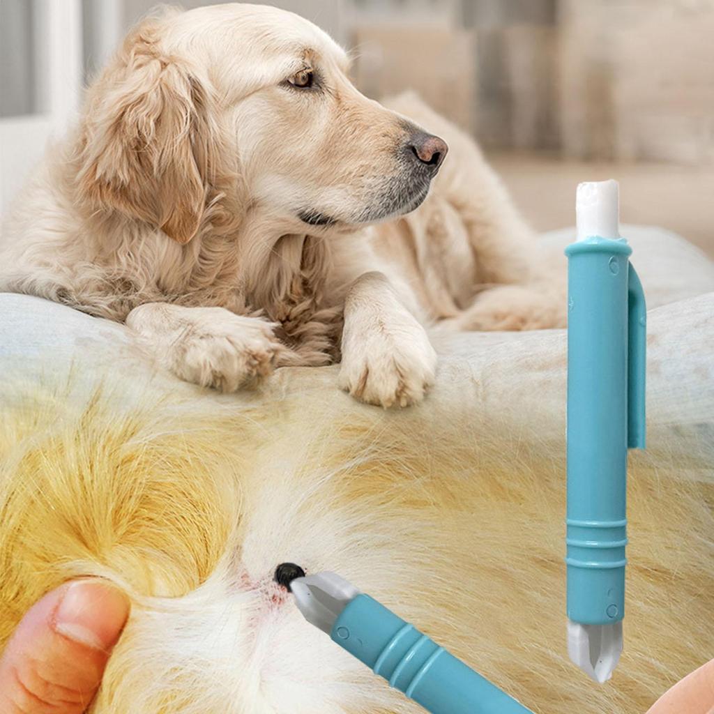 4pcs Flea Remover Hook Tick Remover Tweezer Tick Pull Pet Cat Dog Accessories Tick Tool safe and comfortable Pet Supplies