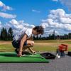 Golf Ball Teeing Device Training Machine with Foot Pedal Golf Ball Dispenser Swing Training Launchers Practice Tool