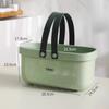 Portable Handle Bath Basket Plastic Mesh Basket Bathroom Shower Wash Bath Large Capacity Storage Basket Toilet Cleaning Supplies