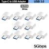 For Mobile Phone USB Female to Type C Male Adapter OTG 15.5CM Long Cable For Samsung S20 Huawei OTG Data Cable Converter