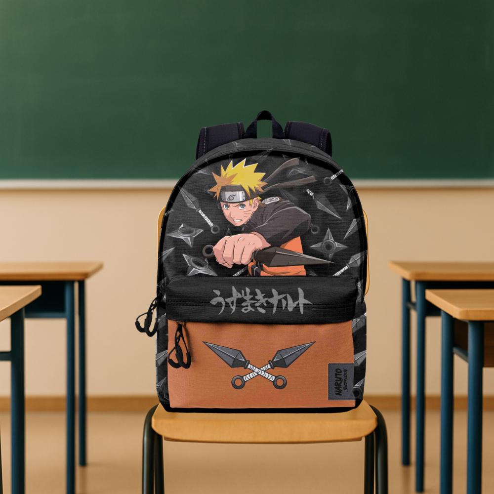 Plecak Szkolny Dwukomorowy 2.0 Naruto Weapons 31X44X18Cm