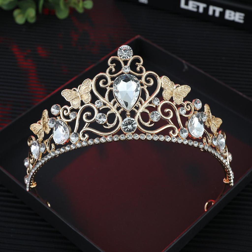 European Luxury Bridal Headdress: Wedding & Party Crown Headwear