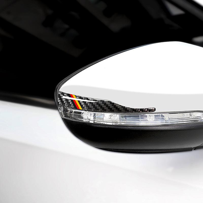 2-Pack Car Rearview Mirror Anti-Collision Strips, Reversing Mirror Anti-Scratch Strips, Universal Car Stickers