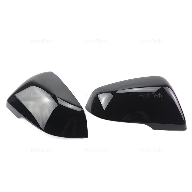 2x Spiegelkappe mit Carbonfaser-Muster Schwarze Spiegelkappen-Abdeckung für BMW F48 F49 F39 G29 F44 F45 F46 F53 F40 für Toyota Supra