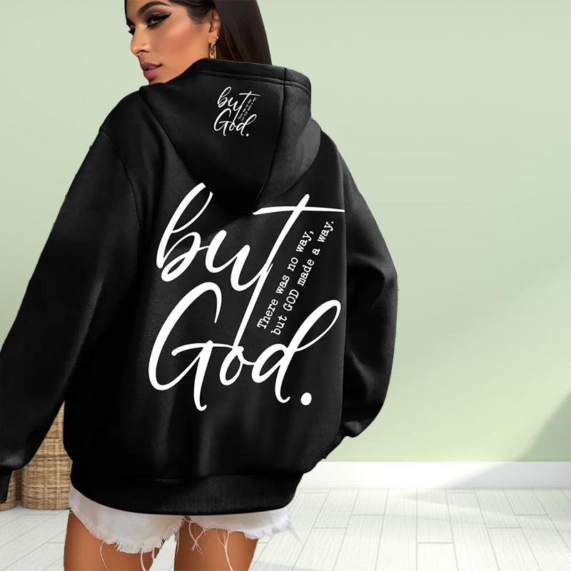 Женская мода прохладный белый буквенный принт свободные толстовки топы блузка свитшот повседневный длинный рукав пуловер топы XS чёрный