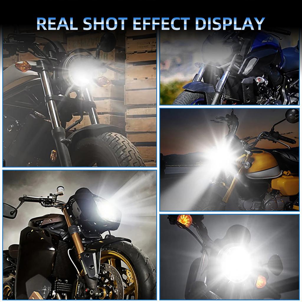 1x P15D LED Headlight Motor 6000K White Lamp LED Bright Motorcycle 12V Moto Bulb For Yamaha Raptor 700 700R For Honda TRX450R