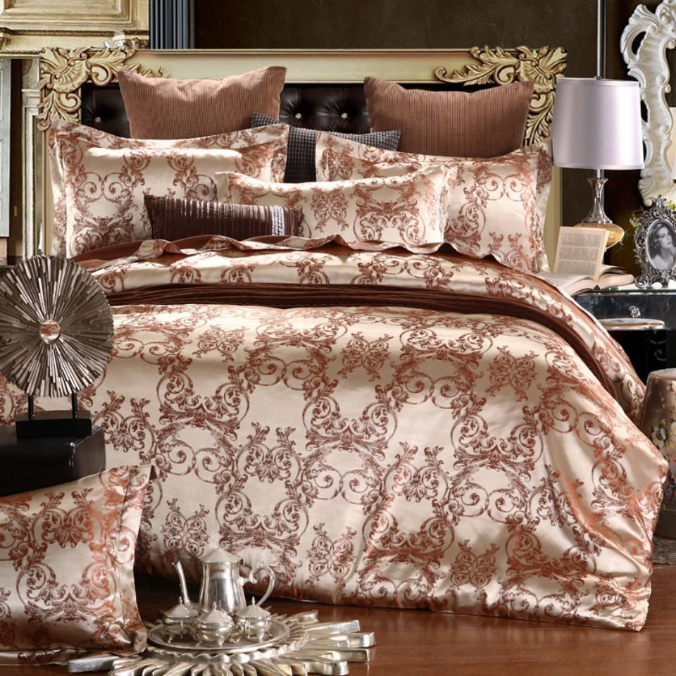 Wedding Bedding European Jacquard Quilt Set Three-Piece American Bed Sheet Embossing