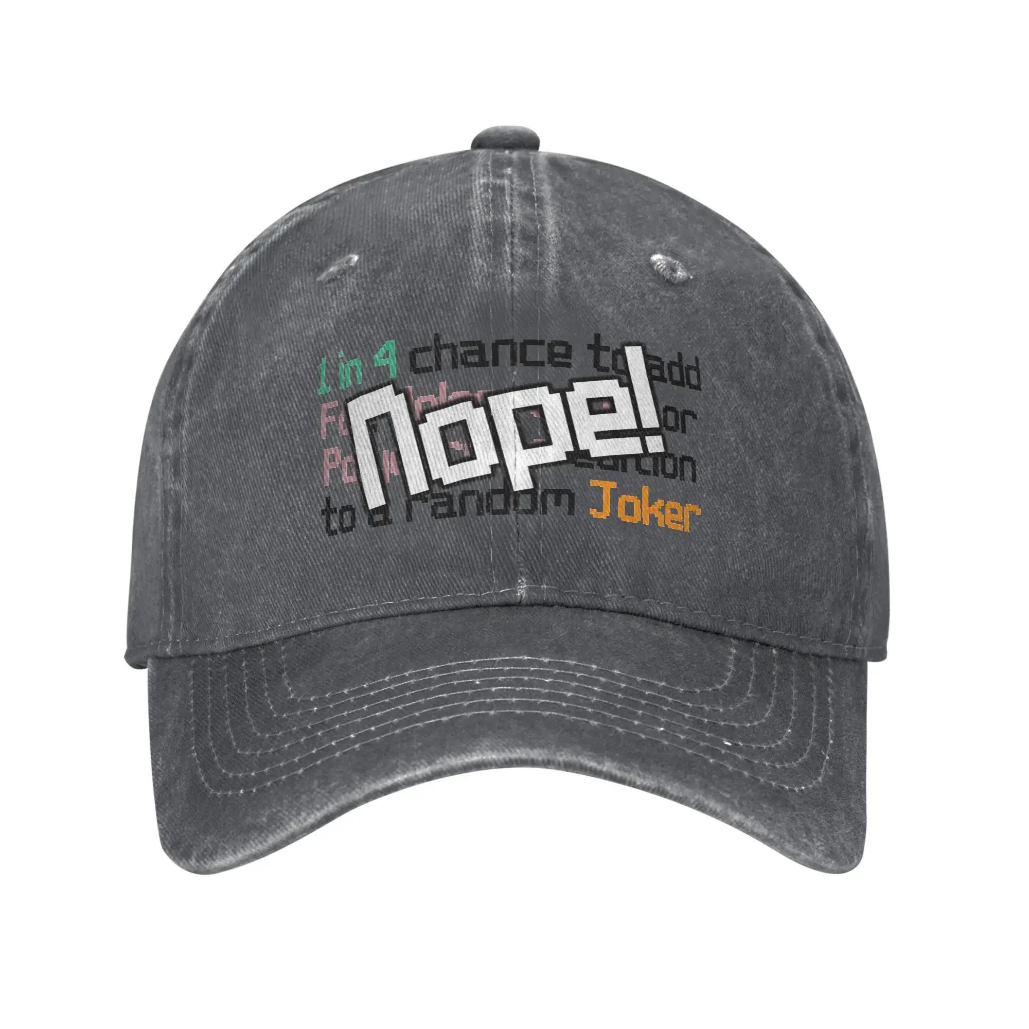 

Balatro Wheel of Fortune Baseball Caps Distressed Cotton Cards Game Snapback Cap for Men Women Outdoor Running Adjustable Hat Adjustable