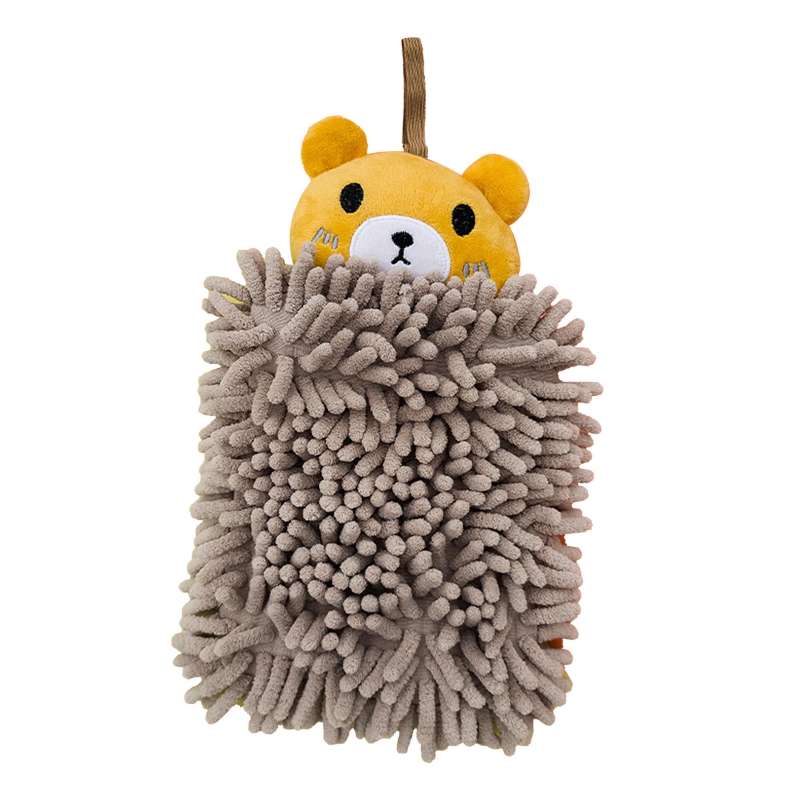 

Підвісний рушник для рук Швидкосохнуча мікрофіброва ганчірка для прибирання Милий мультяшний Абсорбуючий рушник для дому, кухні, ванної Кімнати Маленький