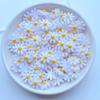 50Pcs New 11mm Cute Mini Chrysanthemum Flat Back Resin Cabochons Scrapbooking DIY Jewelry Craft Decoration Accessorie