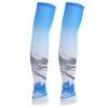 1 Pair Ice Silk Sves UV Sun   Lengthen Thin Brthable Quick Drying Cooling Arm Sves for   Sports